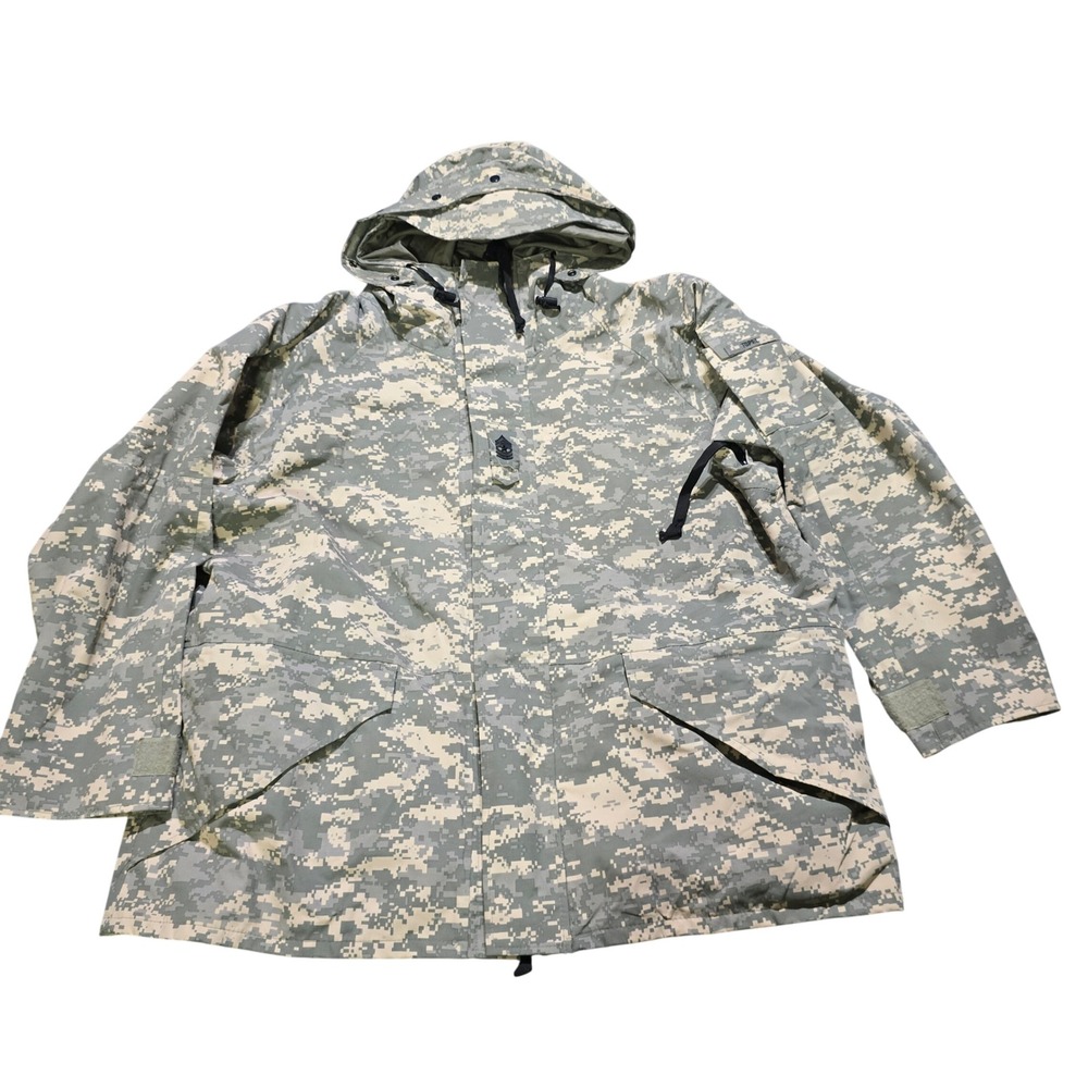 TRU-SPEC H2O ECWCS Parka Men XL Regular ACU Digital Camo Waterproof Tactical